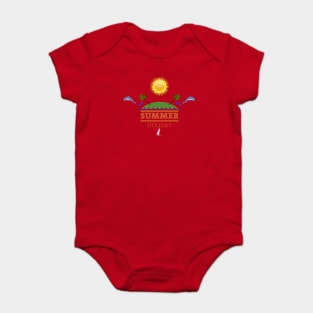 Vacation to the summer beach Baby Bodysuit